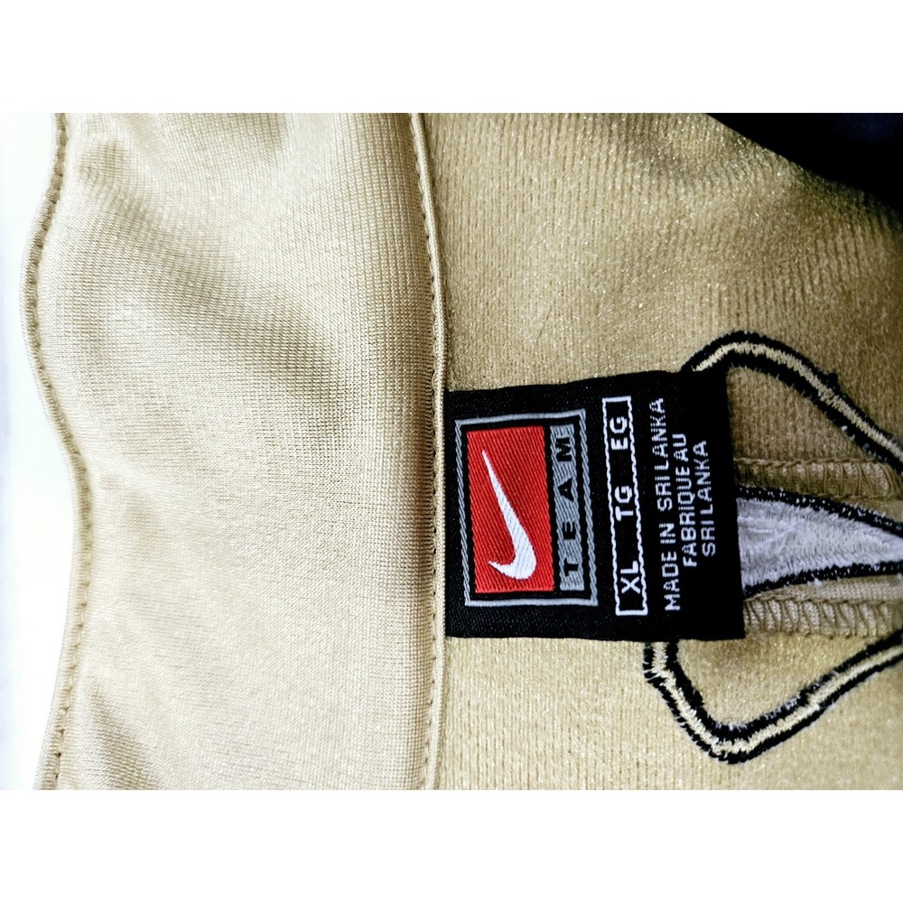 Nike Team Pittsburgh Jacket Warm Up Men's XL NAVY GOLD Full SNAP - Picture 5 of 6